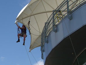 Re-tensioning of structure Re-tensioning of structure