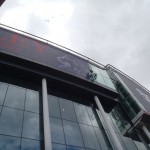 Self adhesive vinyl installation