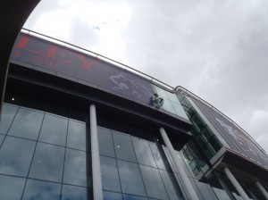 Self adhesive vinyl installation